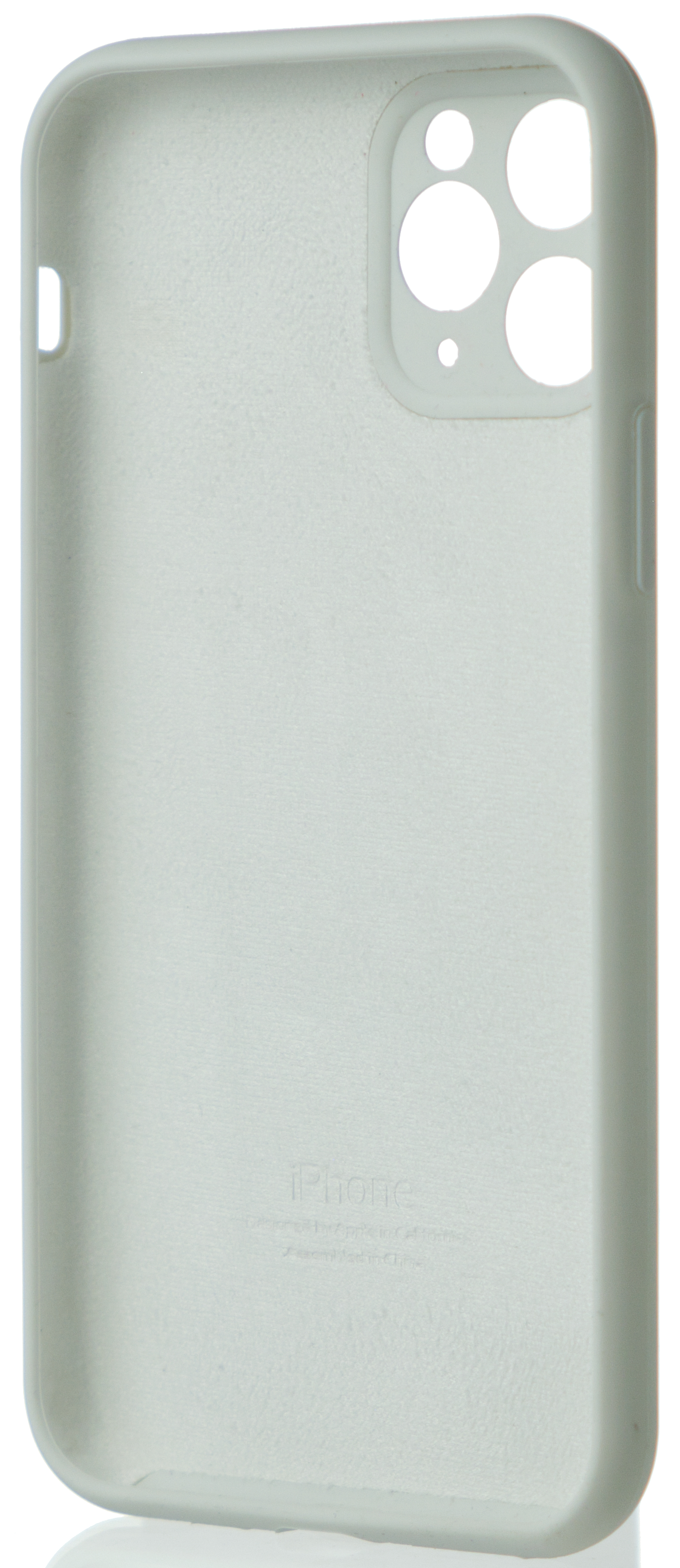 Чехол Silicone Case полная защита для iPhone 11 Pro белый